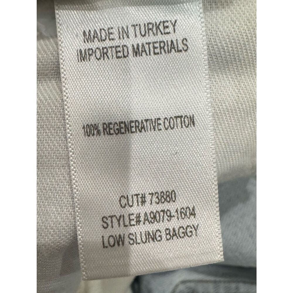 NWT AGOLDE Low Slung Baggy Jeans in “Fragment” light wash - Picture 11 of 11
